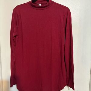 Zenana Women’s Burgundy Long Sleeve Tee